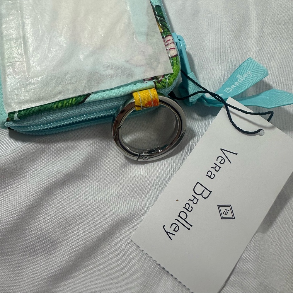 Vera Bradley | Petite Zip-Around Wallet w/RFID Protection | Lemon Grove | NWT - Picture 4 of 7